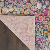 7' X 10' Pink And Ivory Coral Power Loom Area Rug - Homeroots - Flyclothing LLC