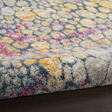 7' X 10' Pink And Ivory Coral Power Loom Area Rug - Homeroots - Flyclothing LLC