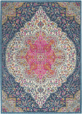 4' X 6' Teal Blue Power Loom Area Rug - Homeroots