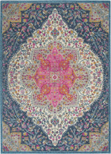 5' X 7' Teal Blue Power Loom Area Rug - Homeroots - Flyclothing LLC