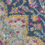 8' X 10' Teal Blue Power Loom Area Rug - Homeroots