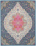 8' X 10' Teal Blue Power Loom Area Rug - Homeroots