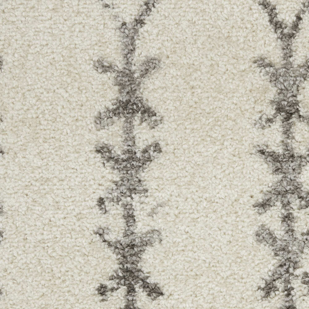 8' X 10' Gray Geometric Power Loom Area Rug - Homeroots - Flyclothing LLC