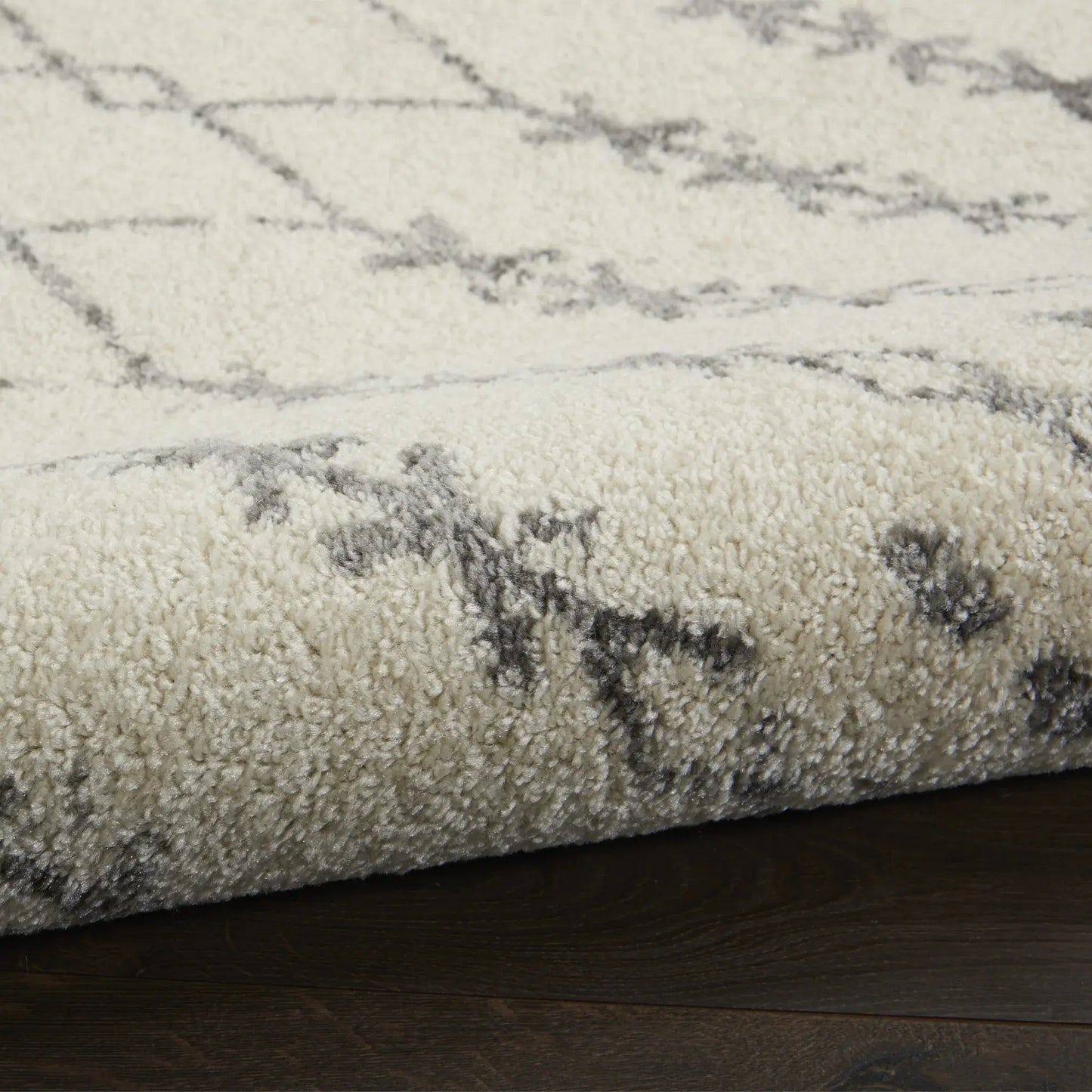 8' X 10' Gray Geometric Power Loom Area Rug - Homeroots - Flyclothing LLC