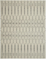 8' X 10' Gray Geometric Power Loom Area Rug - Homeroots - Flyclothing LLC