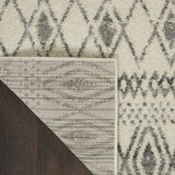 5' X 7' Gray Geometric Berber Power Loom Area Rug - Homeroots - Flyclothing LLC