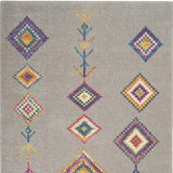 5' X 7' Gray Geometric Berber Area Rug - Homeroots - Flyclothing LLC