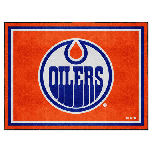 Edmonton Oilers 8ft. x 10 ft. Plush Area Rug - Edmonton Oilers