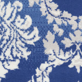 6' X 9' Blue Floral Dhurrie Area Rug - Homeroots - Flyclothing LLC