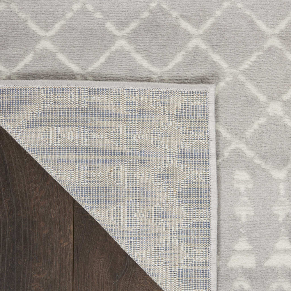 5' X 7' Gray Geometric Berber Area Rug - Homeroots - Flyclothing LLC