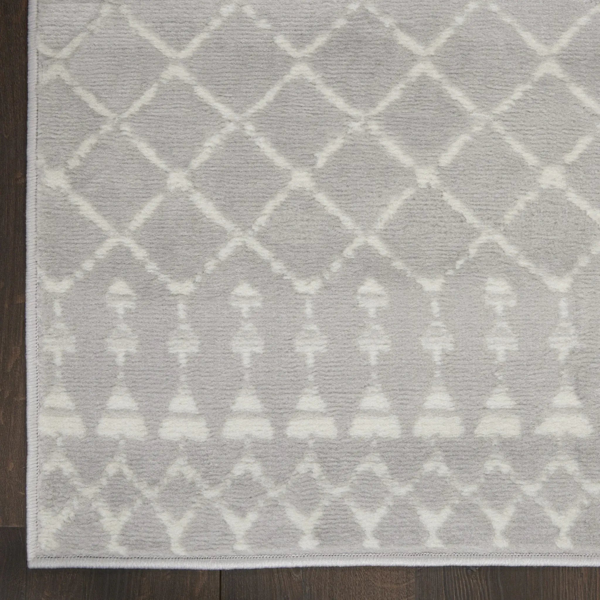 5' X 7' Gray Geometric Berber Area Rug - Homeroots - Flyclothing LLC