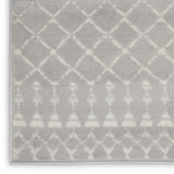 5' X 7' Gray Geometric Berber Area Rug - Homeroots