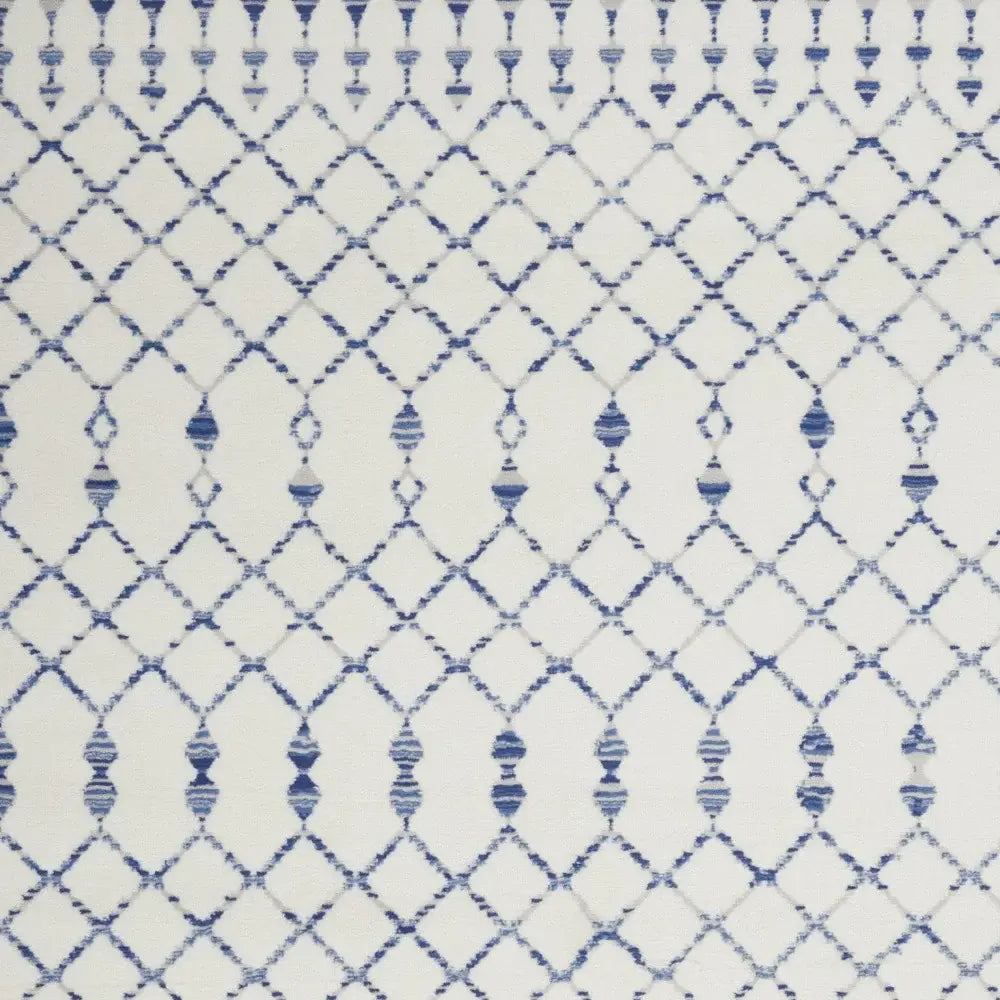 4' X 6' Ivory Geometric Berber Area Rug - Homeroots - Flyclothing LLC