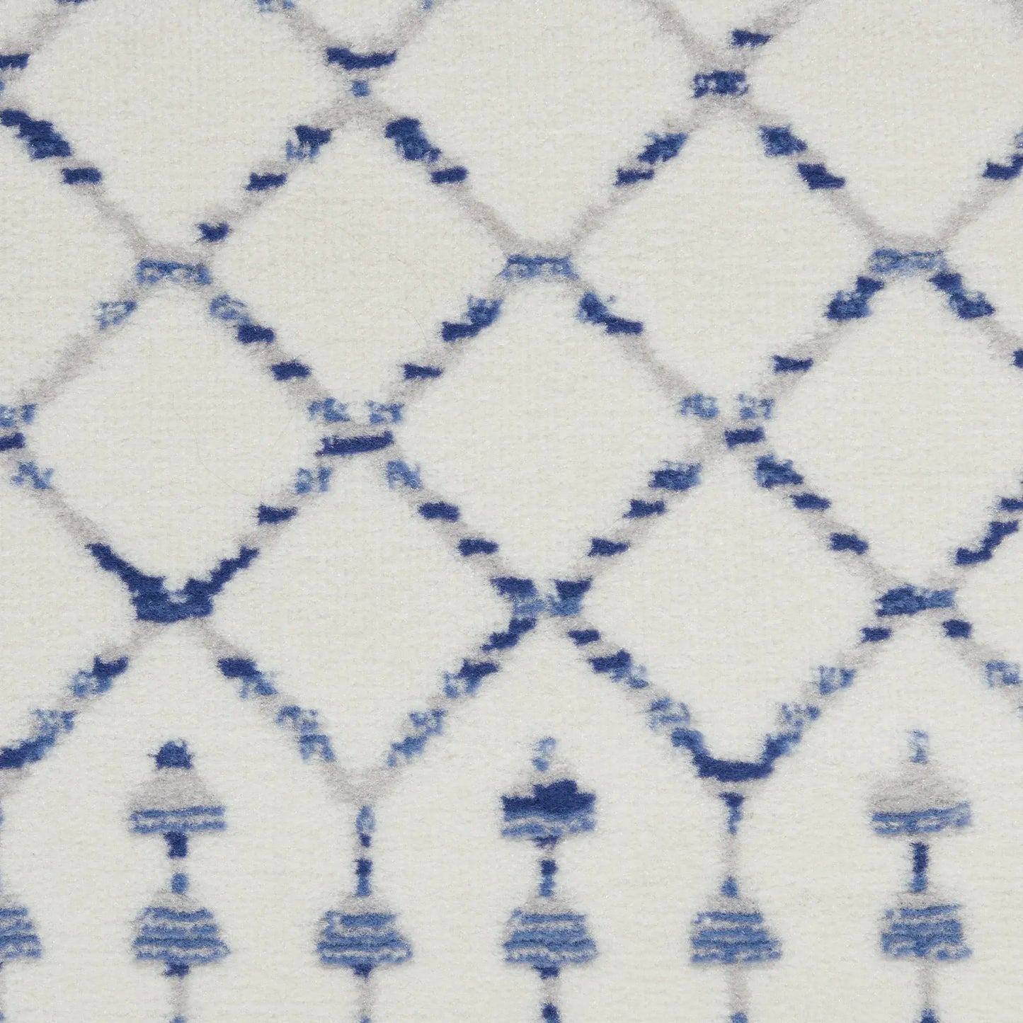 4' X 6' Ivory Geometric Berber Area Rug - Homeroots - Flyclothing LLC