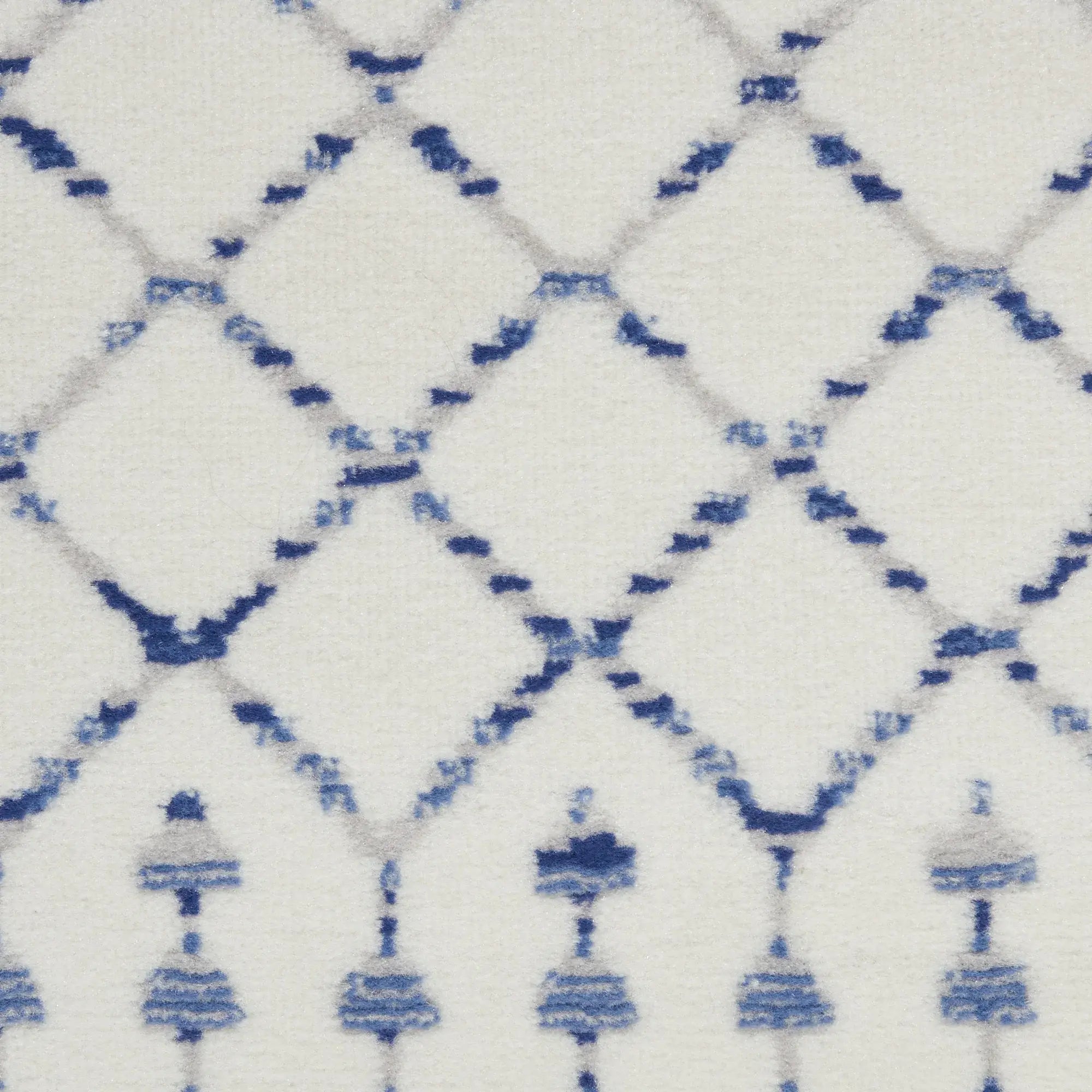 4' X 6' Ivory Geometric Berber Area Rug - Homeroots - Flyclothing LLC