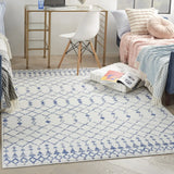 5' X 7' Ivory Geometric Berber Area Rug - Homeroots - Flyclothing LLC