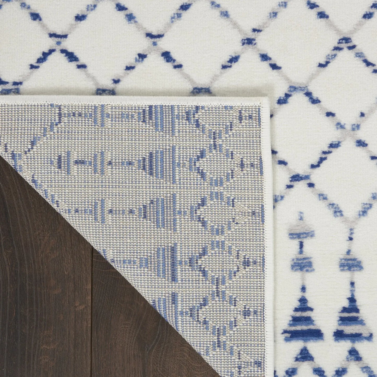 5' X 7' Ivory Geometric Berber Area Rug - Homeroots - Flyclothing LLC