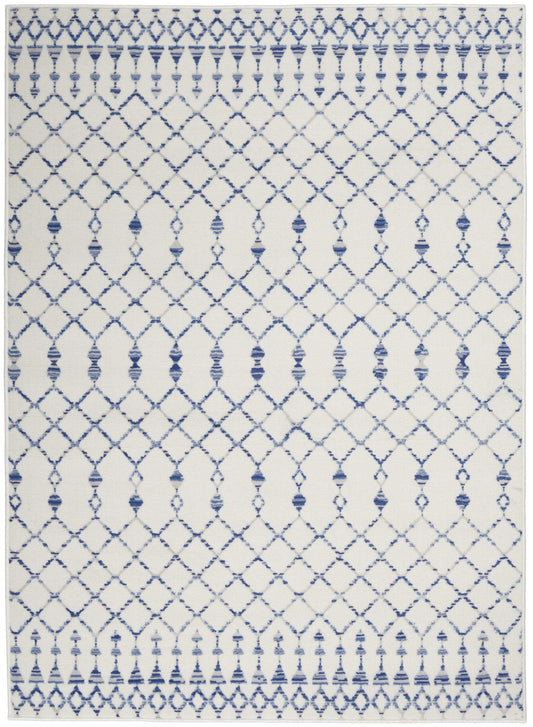 6' X 9' Ivory Geometric Berber Area Rug - Homeroots - Flyclothing LLC