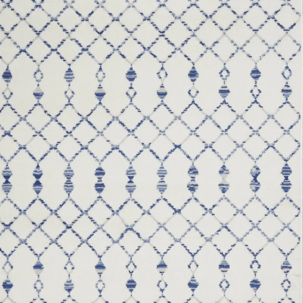 6' X 9' Ivory Geometric Berber Area Rug - Homeroots - Flyclothing LLC