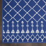 4' X 6' Navy Blue Geometric Berber Area Rug - Homeroots - Flyclothing LLC