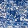 5' X 7' Navy Blue Floral Dhurrie Area Rug - Homeroots - Flyclothing LLC