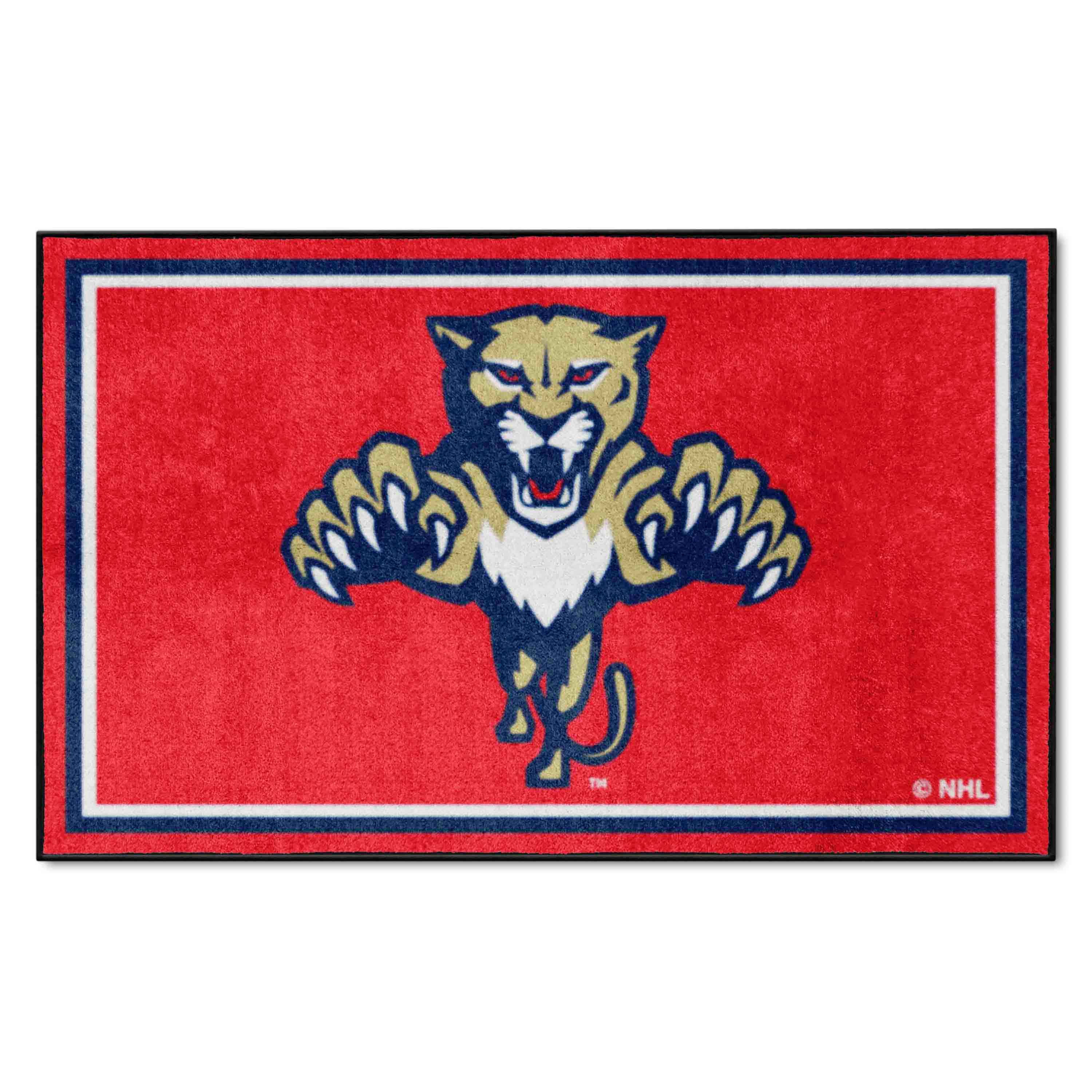 Florida Panthers 4ft. x 6ft. Plush Area Rug - Florida Panthers