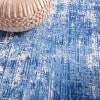5' X 7' Blue And Ivory Abstract Dhurrie Area Rug - Homeroots - Flyclothing LLC