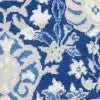 6' X 9' Navy Blue Floral Dhurrie Area Rug - Homeroots - Flyclothing LLC