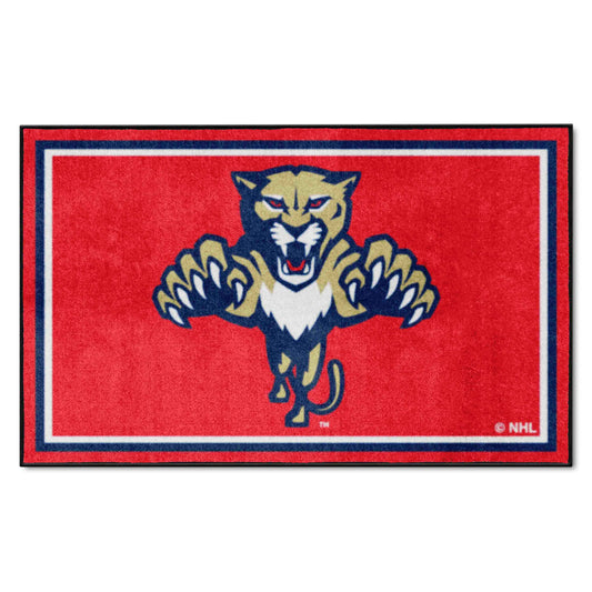 Florida Panthers 4ft. x 6ft. Plush Area Rug - Florida Panthers
