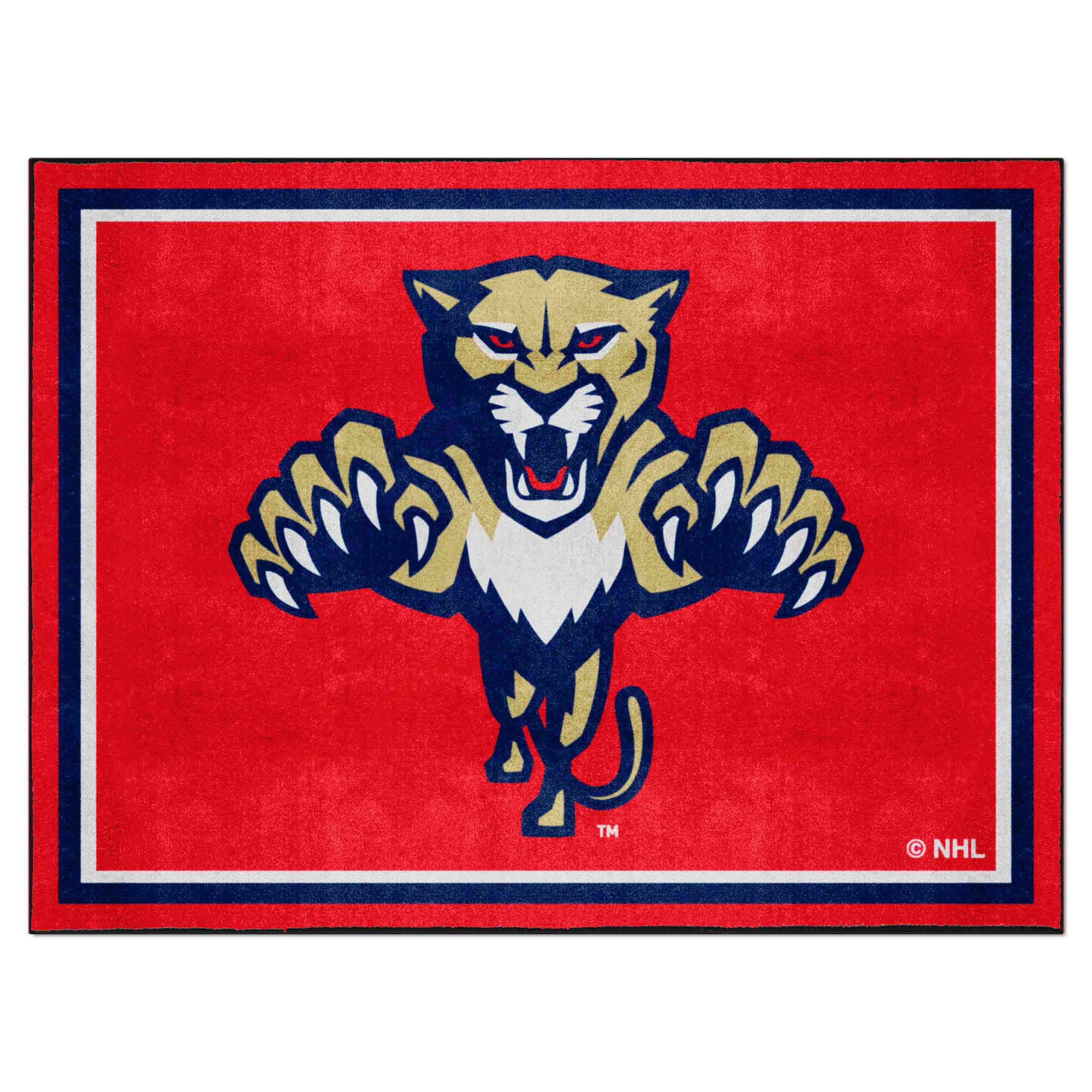 Florida Panthers 8ft. x 10 ft. Plush Area Rug - Florida Panthers