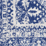 6' X 9' Navy Blue Geometric Dhurrie Area Rug - Homeroots - Flyclothing LLC
