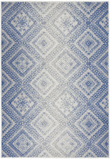 4' X 6' Light Blue Geometric Dhurrie Area Rug - Homeroots - Flyclothing LLC