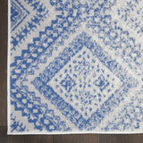 5' X 7' Light Blue Geometric Dhurrie Area Rug - Homeroots - Flyclothing LLC
