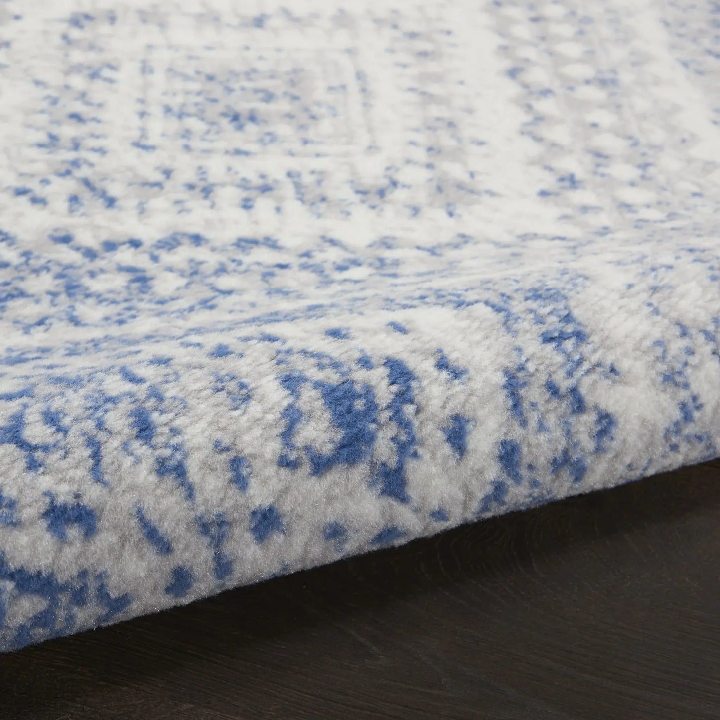 5' X 7' Light Blue Geometric Dhurrie Area Rug - Homeroots - Flyclothing LLC