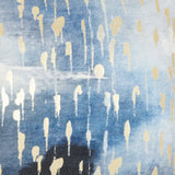 Blue Abstract Lumbar Pillow - Homeroots