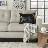 Black Leopard Lumbar Pillow - Homeroots - Flyclothing LLC