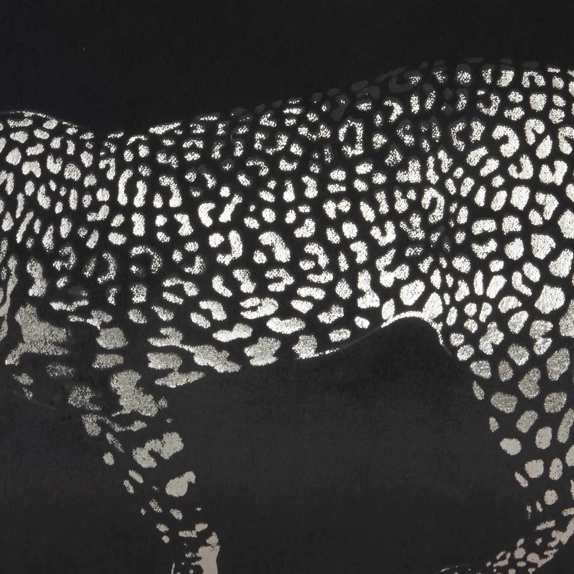Black Leopard Lumbar Pillow - Homeroots - Flyclothing LLC