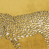 Bold Golden Leopard Lumbar Pillow - Homeroots