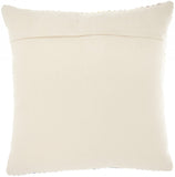 Multi Color Cotton Acryllic Accent Throw Pillow - Homeroots