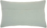 Brilliant Celadon Blue Lumbar Pillow - Homeroots - Flyclothing LLC