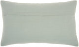 Brilliant Celadon Blue Lumbar Pillow - Homeroots