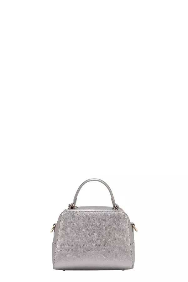 Nicole Lee USA Vegan Geometric Pattern Structured Handbag - Trendsi - Flyclothing LLC