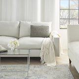 Dark Gray Knotted Detail Lumbar Pillow - Homeroots