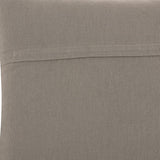 Curly Loops Light Gray Wool Cotton Blend Throw Pillow - Homeroots
