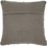 Dark Gray Chevron Detail Throw Pillow - Homeroots