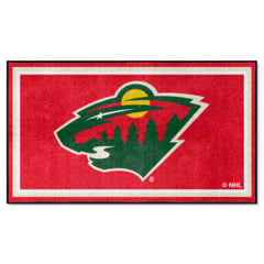 Minnesota Wild 3ft. x 5ft. Plush Area Rug - Minnesota Wild