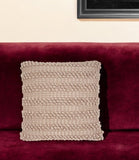 Xl Rose Pink Pom-Pom Detailed Throw Pillow - Homeroots