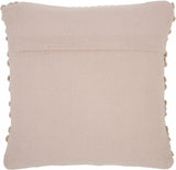 Xl Rose Pink Pom-Pom Detailed Throw Pillow - Homeroots