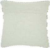 20" Mint Green Striped Throw Pillow With Texture - Homeroots - Flyclothing LLC