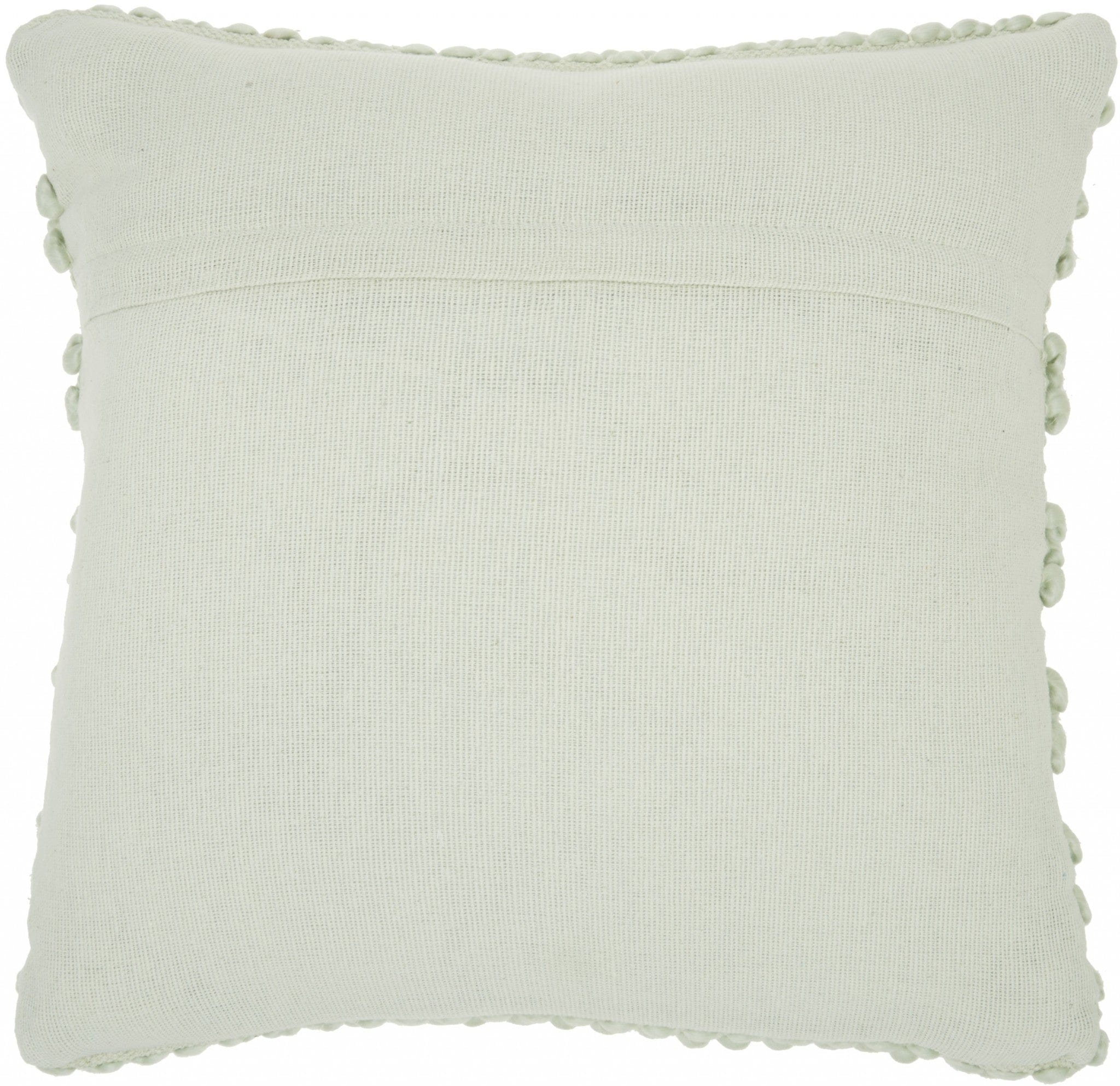 20" Mint Green Striped Throw Pillow With Texture - Homeroots - Flyclothing LLC